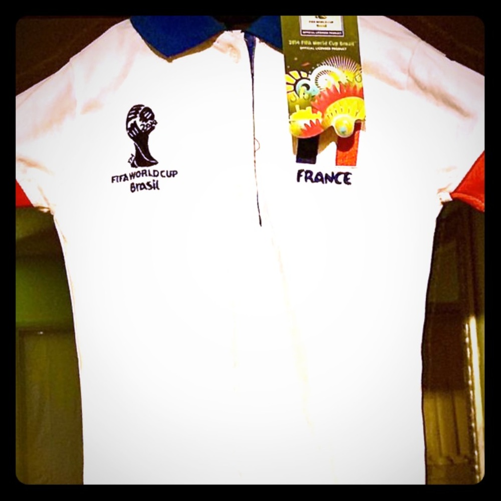 NWT Wm  2015 Officially licensed World Cup tops